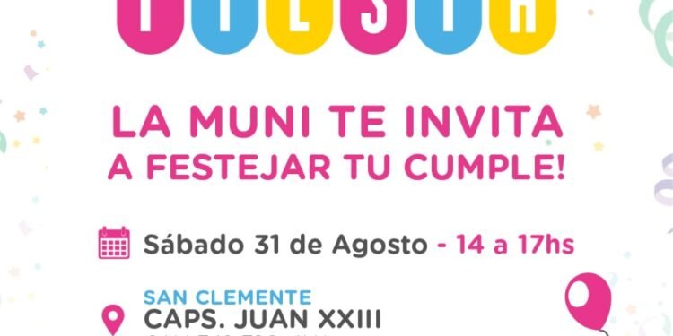 Siguen los Cumple Fiesta: habrá festejos en San Clemente del Tuyú y Santa Teresita