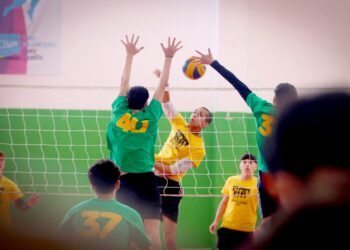 Comenzó la 16ª edición de las Olimpíadas Escolares con la jornada de vóley