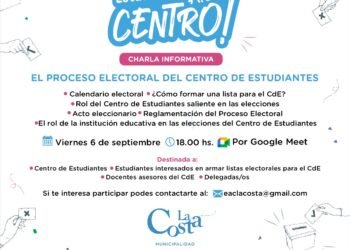 Se desarrollará una charla virtual sobre el proceso electoral del Centro de Estudiantes