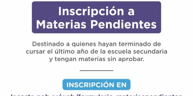 Plan FinEs 2024: Inscripción a materias pendientes