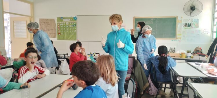 El programa de Salud Bucal llegó a la Escuela Primaria N° 11 de Lucila del Mar