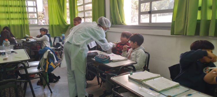 El programa de Salud Bucal llegó a la Escuela Primaria N° 11 de Lucila del Mar