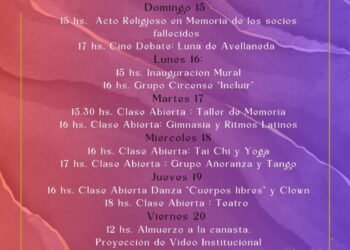 El Centro de Jubilados San Clemente celebra sus 40 años con una semana llena de actividades