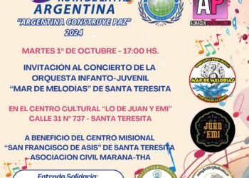 Campaña solidaria por “Argentina Construye Paz” en Santa Teresita