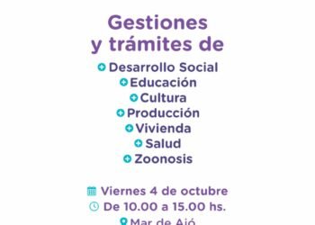 “La Muni Más Cerca” llega a Mar de Ajó Norte acercando servicios a la comunidad