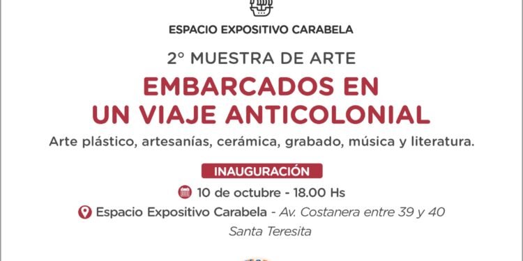 Arte y cultura en Santa Teresita: Muestra Anticolonial en el Centro Expositor Carabela