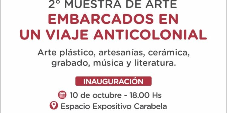 Arte y cultura en Santa Teresita: Muestra Anticolonial en el Centro Expositor Carabela