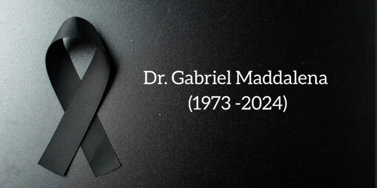 Condolencias por el fallecimiento del Doctor Gabriel Maddalena