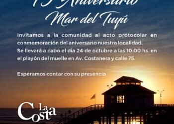 Mar del Tuyú celebrará su 79º aniversario en comunidad