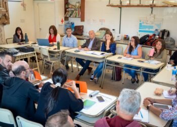 La Unidad Educativa de Gestión Distrital mantuvo una nueva reunión de trabajo