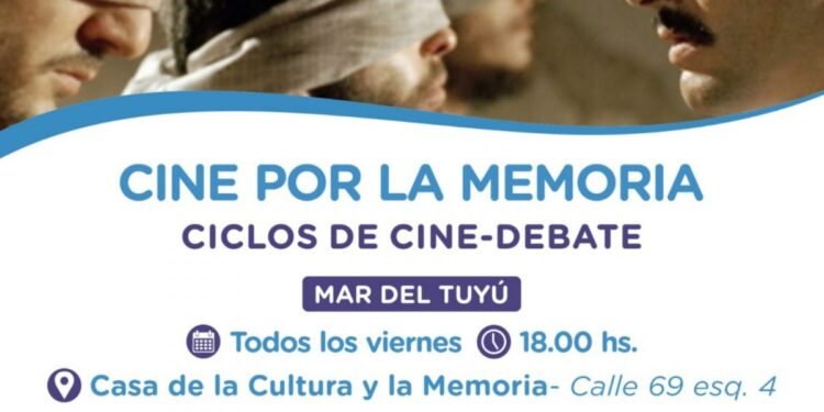 Continúa el ciclo de cine-debate “Cine por la memoria” en Mar del Tuyú