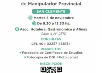 Curso de Manipulación de Alimentos en San Clemente
