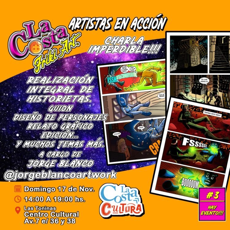 Este domingo se realizará la 3ª edición de La Costa Friki Art en Las Toninas