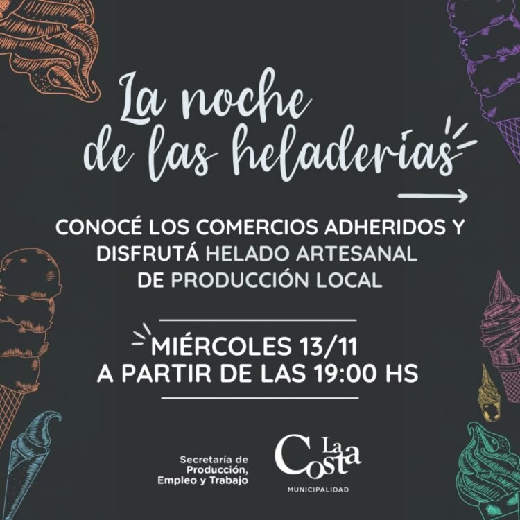 La Costa se suma a «La Noche de las Heladerías»