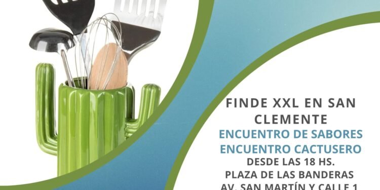 Este fin de semana largo habrá Encuentros Cactuseros y Encuentros de Sabores en San Clemente del Tuyú