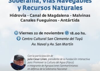 Se brindará una charla sobre soberanía vías navegables y recursos naturales