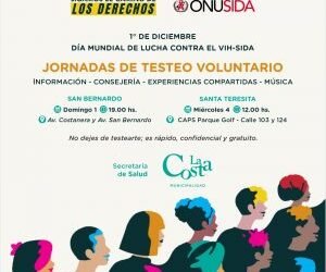 El Día Mundial de la lucha contra el VIH-SIDA se conmemorará con jornadas de testeo voluntario