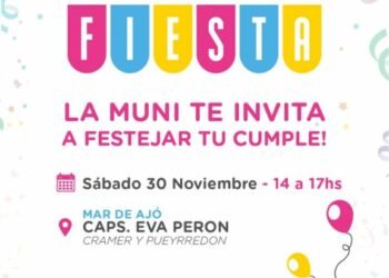 Este sábado se festejará el último Cumple Fiesta del año en Mar de Ajó
