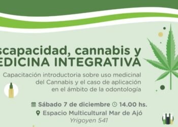 Se realizará la capacitación “Discapacidad, cannabis y medicina integrativa”