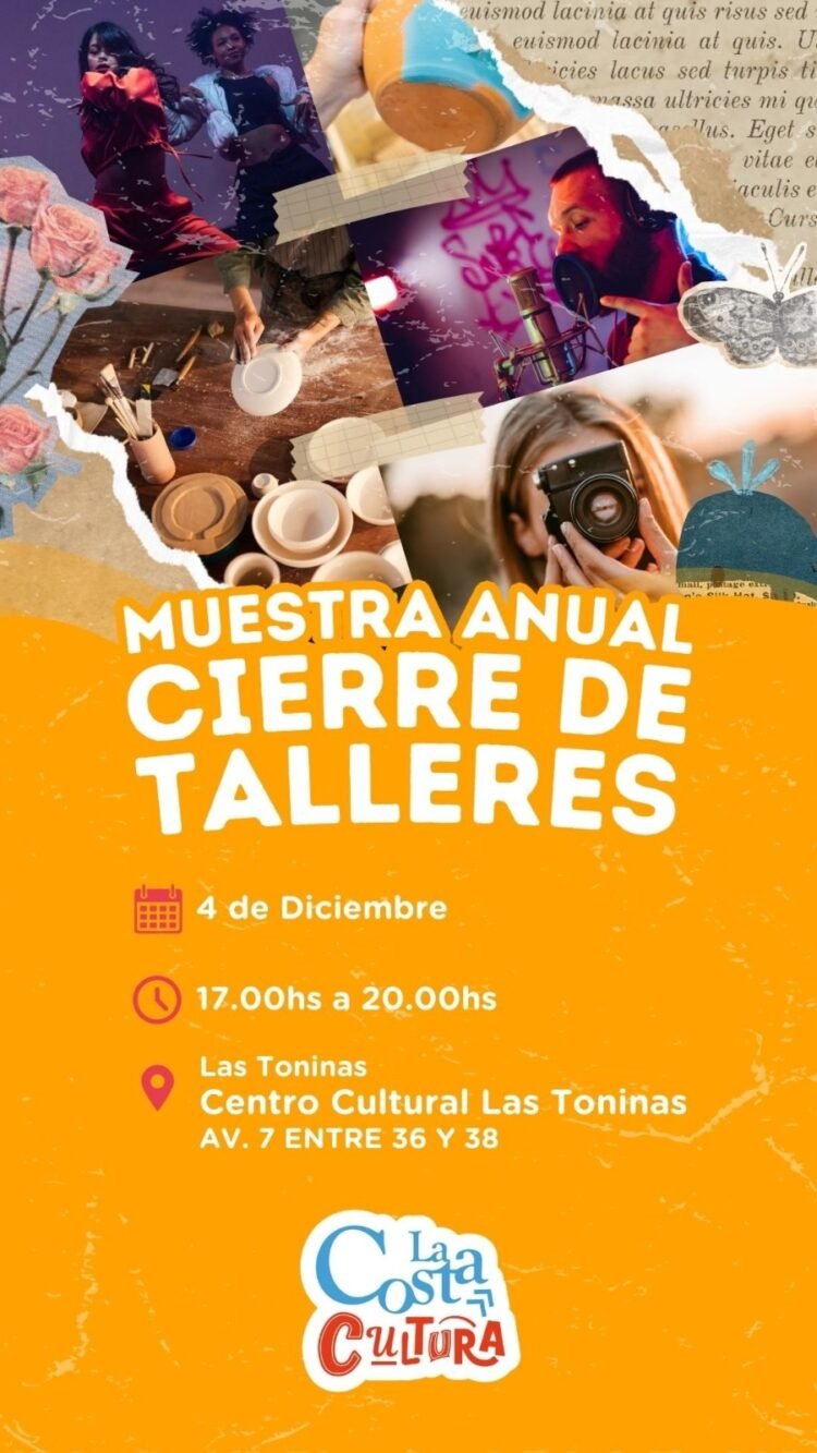 Los talleres culturales de Las Toninas y Mar del Tuyú realizarán su muestra anual
