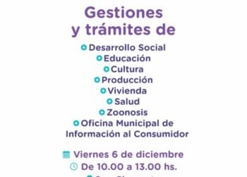 El programa “La Muni Más Cerca” llegará al barrio San Martín de San Clemente