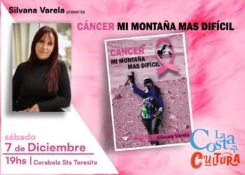Silvana Varela realizará la presentación de su libro «Cáncer, mi montaña más difícil» en Santa Teresita