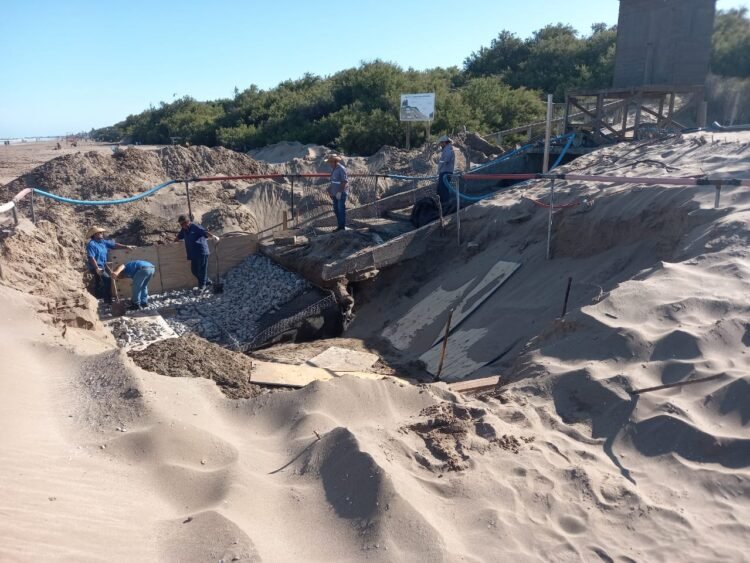Santa Teresita: Obra de preservación y restauración del frente costero