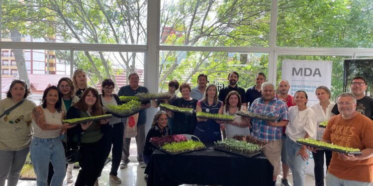 Se entregaron plantines del programa Huerta Urbana Bonaerense