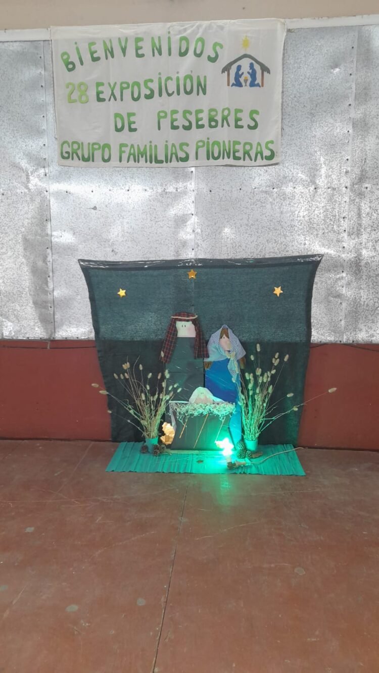 Familias Pioneras San Clemente expuso 371 pesebres renovando una vez más el espíritu de la Navidad