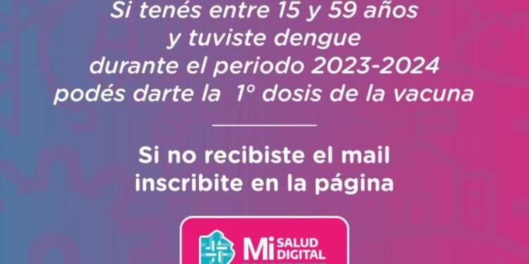 Dengue: Quienes ya tuvieron la enfermedad se pueden vacunar en Santa Teresita