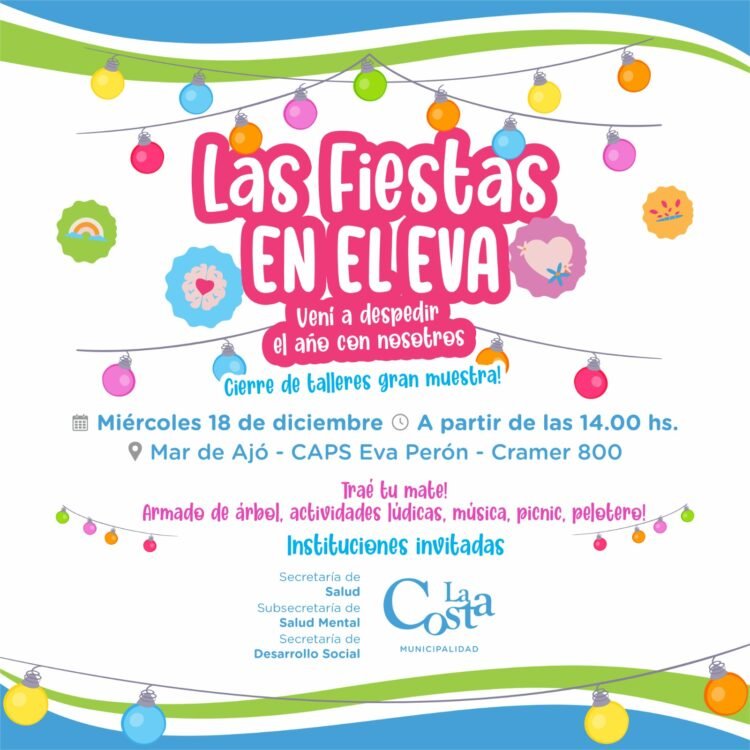 Con jornadas abiertas a la comunidad se realizará el cierre de talleres de Salud Mental