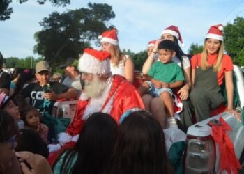 Este lunes, Papá Noel recorrerá las calles de Santa Teresita