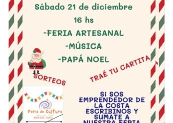 La Casa de la Cultura y la Memoria de Mar del Tuyú tendrá su Feria Navideña