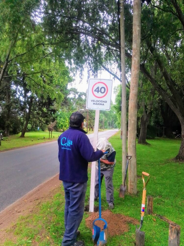 Refuerzan la seguridad vial con nueva señalización en Costa del Este