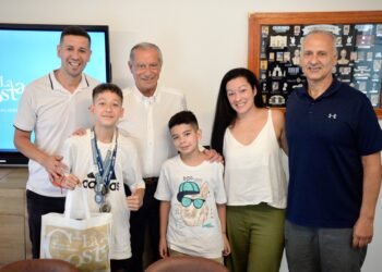 El deportista Constantino Leiva fue recibido por el Intendente De Jesús