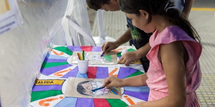 La Carpa Saludable comenzó su recorrido itinerante en San Clemente y Santa Teresita