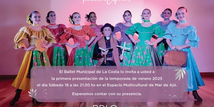 Este sábado el Ballet Internacional de la Costa hará su primera presentación de la temporada