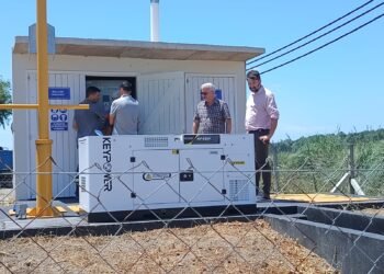 Funcionarios bonaerenses destacaron el avance de la obra de la estación de bombeo en Lucila del Mar
