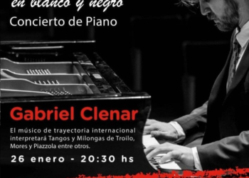 Este domingo se presentará un concierto de piano con Gabriel Clenar en el Espacio Multicultural de Mar de Ajó