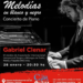 Este domingo se presentará un concierto de piano con Gabriel Clenar en el Espacio Multicultural de Mar de Ajó