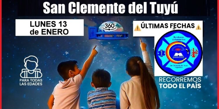 El Planetario Móvil llegará a San Clemente del Tuyú