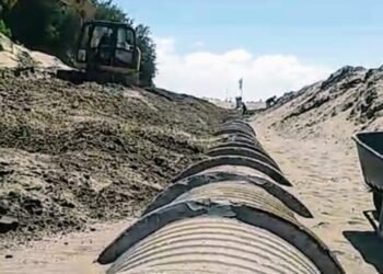 San Clemente: avanzan las obras en la Costanera y bajadas a playa