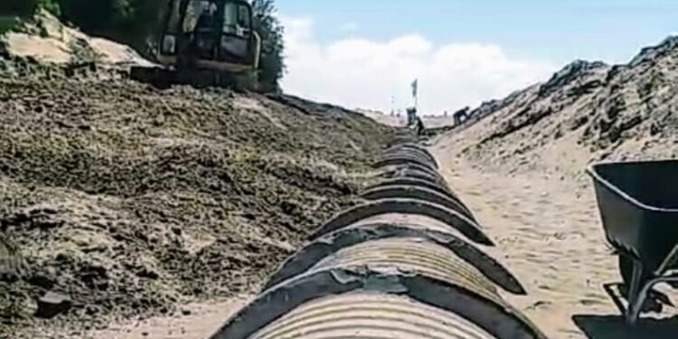 San Clemente: avanzan las obras en la Costanera y bajadas a playa