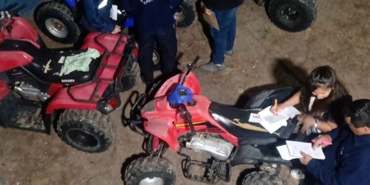 Se secuestraron seis cuatriciclos de alquiler en San Clemente del Tuyú