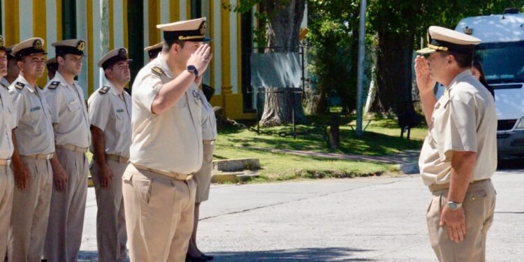 Ceremonia de Cambio de Jefatura en la Prefectura Naval Argentina de General Lavalle