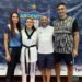 Deportistas costeros del equipo municipal de taekwondo entrenan junto a la Selección Nacional