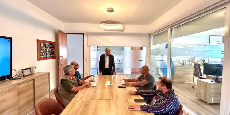 El intendente De Jesús recibió a veteranos de Malvinas