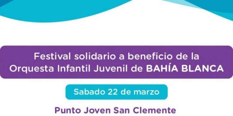 Habrá un festival a beneficio de la Orquesta Infantil Juvenil de Bahía Blanca