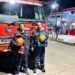 Bomberos de San Clemente del Tuyú colaboran con la búsqueda de personas desaparecidas en Bolívar