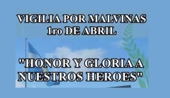 Este martes se realizará la 17ª Vigilia por Malvinas en San Clemente del Tuyú
